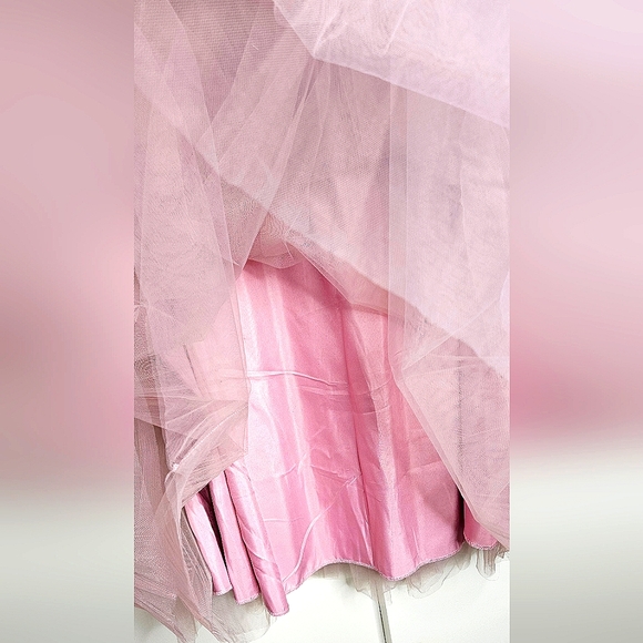 Dusty Pink Tule A-Line Skirt SZ M - Picture 4 of 7